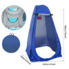 Cabine de douche de camping portable intimité livraison gratuite