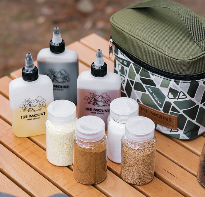 Kit de stockage d'assaisonnement Camping & Randonnée toute saison