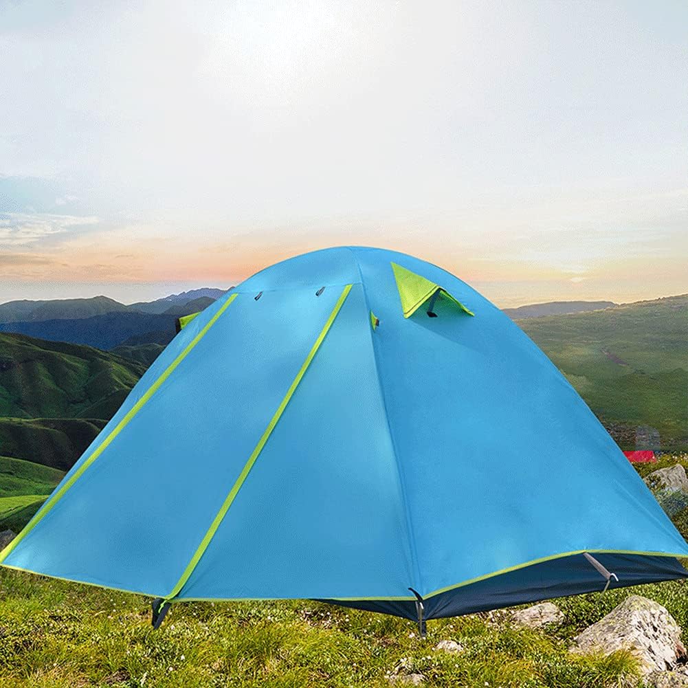 Tente de Camping bleu