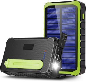 Batterie Externe Solaire Recharge Rapide