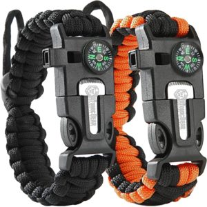 Bracelet de survie pour randonnée et camping