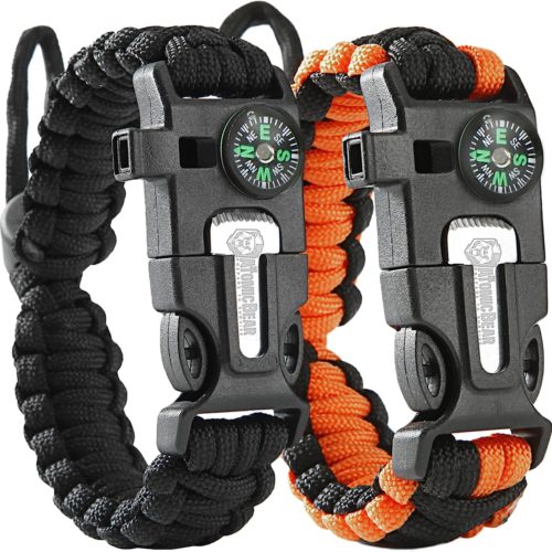 Bracelet de survie pour randonnée et camping