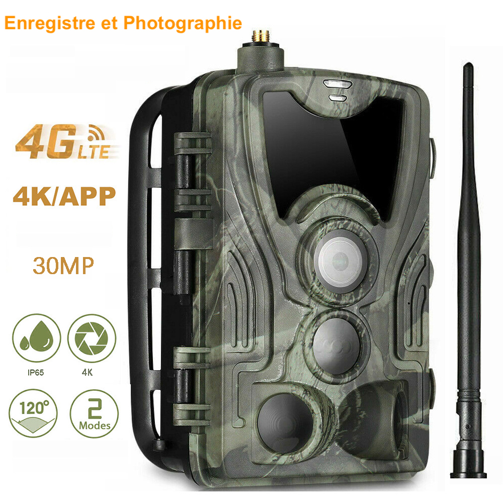 Caméra de chasse et Piège Photographique 4G